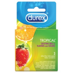 Durex Tropical Flavors - Box of 3
