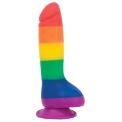 Addiction Justin 8" Dildo - Rainbow