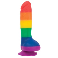 Addiction Justin 8" Dildo - Rainbow