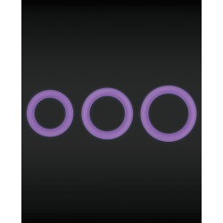 Firefly Halo Medium Cockring - Purple