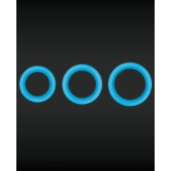 Firefly Halo Medium Cockring - Blue