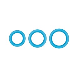 Firefly Halo Large Cockring - Blue