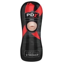 PDX Elite Vibrating Stroker - Oral