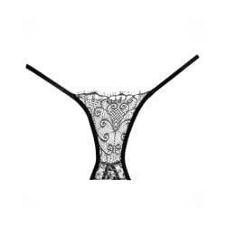 Adore Lace Enchanted Belle Panty Black O/S