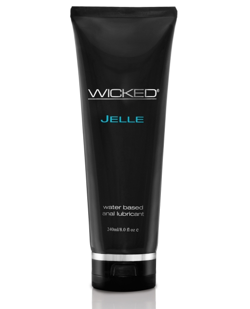 Wicked Sensual Care Jelle Waterbased Anal Lubricant - 8 oz Fragrance Free
