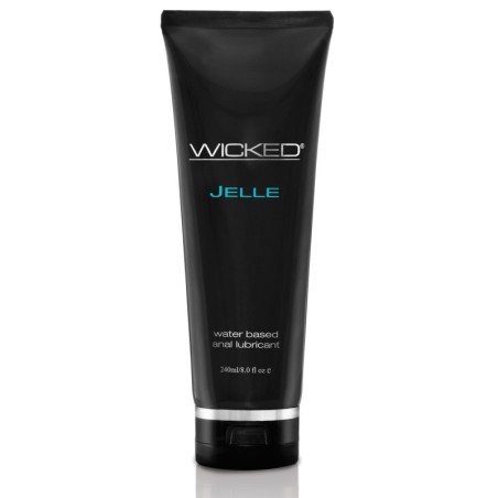 Wicked Sensual Care Jelle Waterbased Anal Lubricant - 8 oz Fragrance Free
