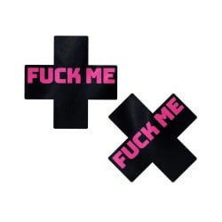 Pastease Fuck Me Plus - Black/Pink O/S