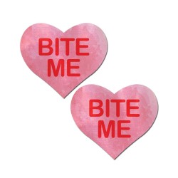 Pastease Bite Me Heart - Pink/Red O/S