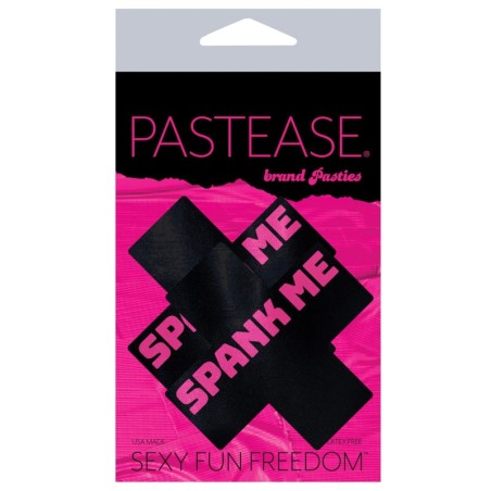 Pastease Spank Me Plus - Black/Pink O/S