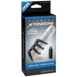 Fantasy Xtensions Vibrating Power Cage - Black