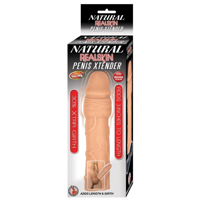 Natural Realskin Penis Extender - Flesh Natural Realskin Penis Extender - Flesh