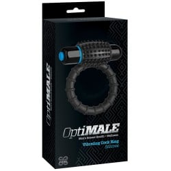 OptiMale Vibrating C Ring - Black