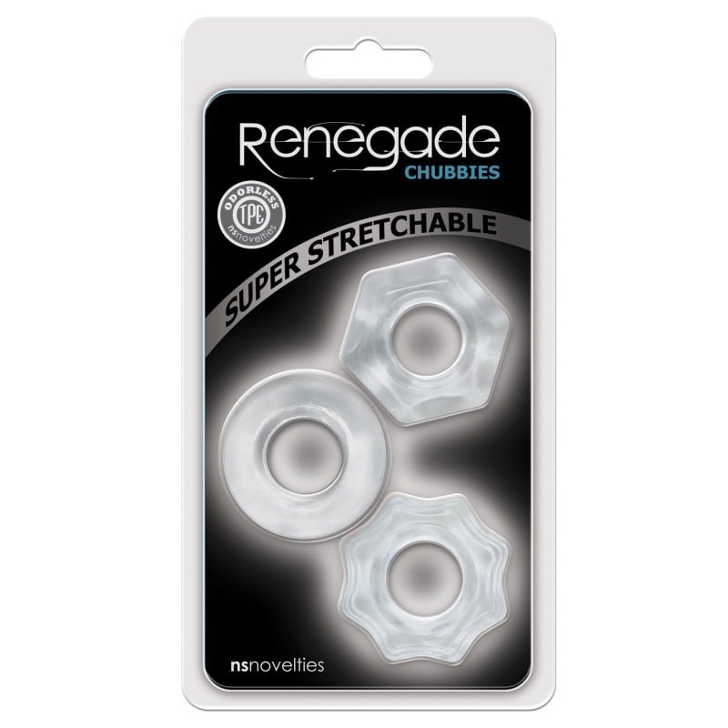 Renegade Chubbies 3 pack - Clear Renegade Chubbies 3 pack - Clear