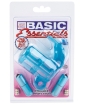 Basic Essentials Double Trouble Vibrating Support System - Blue