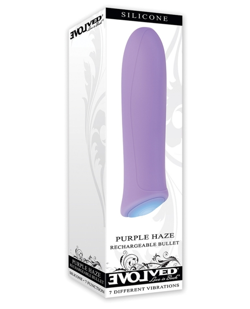 Evolved Purple Haze Recharheable Bullet - Purple