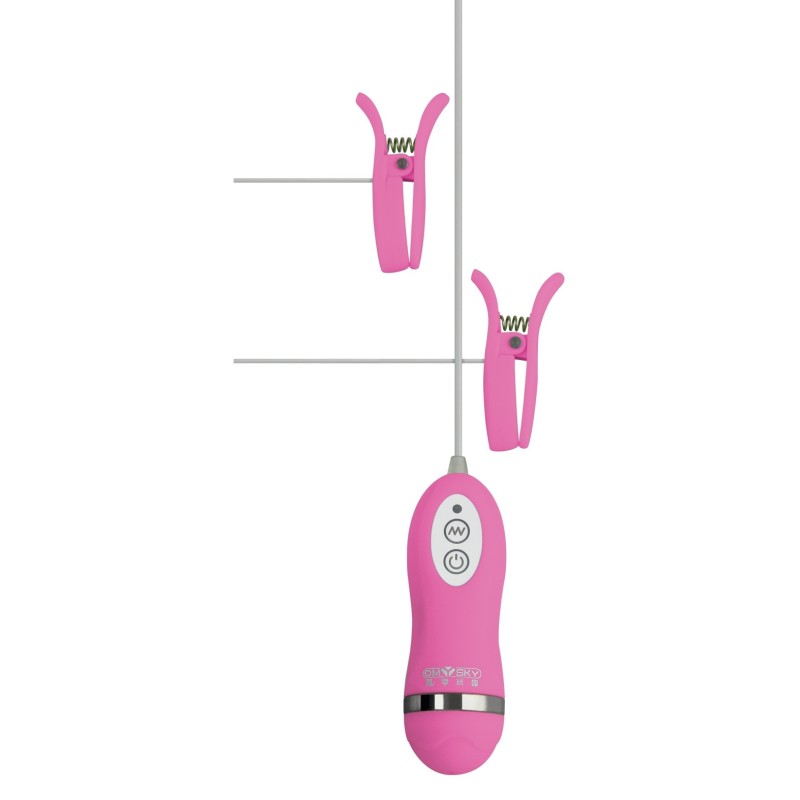 GigaLuv Vibro Clamps - 10 Functions Pink GigaLuv Vibro Clamps - 10 Functions Pink
