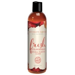 Intimate Earth Natural Flavors Glide - 60 ml Fresh Strawberries