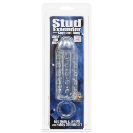 Stud Extender w/Support Ring - Clear