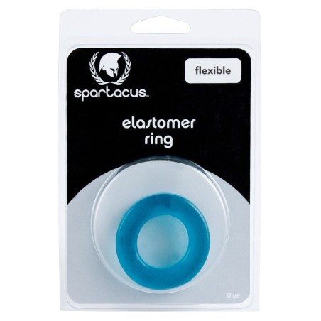 Elastomer Cock Ring - Metro Blue