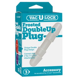 Vac-U-Lock Double Up Plug - Frosted