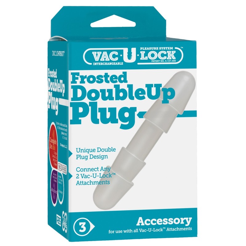 Vac-U-Lock Double Up Plug - Frosted Vac-U-Lock Double Up Plug - Frosted
