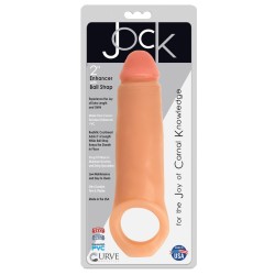 Jock Enhancer 2" Extender w/Ball Strap - Vanilla