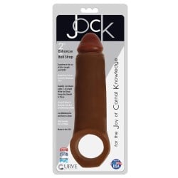 Jock Enhancer 2" Extender w/Ball Strap - Chocolate