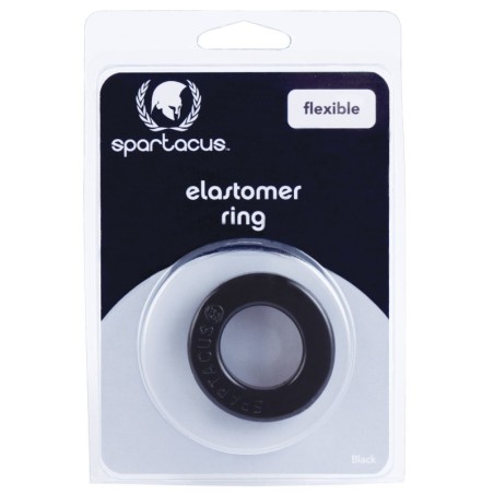 Elastomer Cock Ring - Metro Black