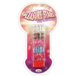 Pleasure Stars Jelly Cock Rings (6 Pack)