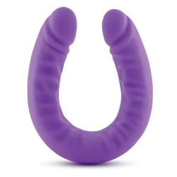 Ruse 18" Slim Double Dong - Purple
