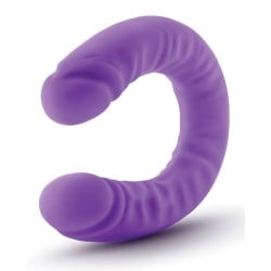 Ruse 18" Slim Double Dong - Purple