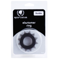 Elastomer Stud Cock Ring - Black