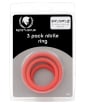 Nitrile Cock Ring Set - Red Pack of 3