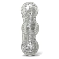 The 9's Clear Stroke Threeway Masturbator