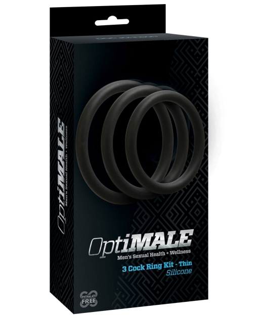 OptiMale C Ring Kit Thin - Black