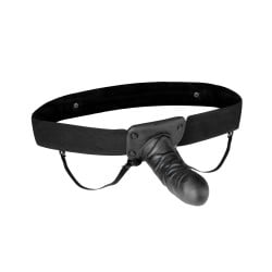 Lux Fetish Unisex Vibrating Hollow Strap On Dildo