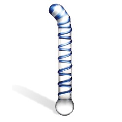 Glas Mr. Swirly 6.5" G-Spot Glass Dildo