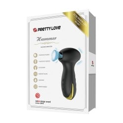 Pretty Love Hammer Sucking & Vibrating - Black & Gold