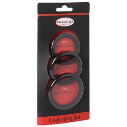 Malesation Cock Ring Set - Pack of 3