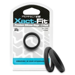 Perfect Fit Xact Fit No.10 - Black Pack of 2