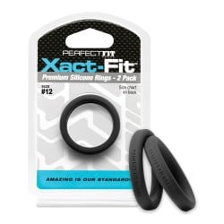 Perfect Fit Xact Fit No.12 - Black Pack of 2