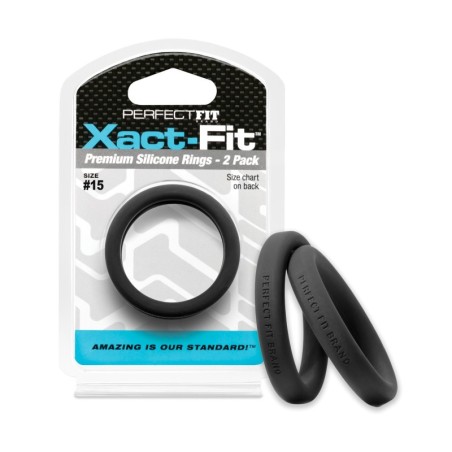 Perfect Fit Xact Fit No.15 - Black Pack of 2