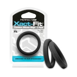 Perfect Fit Xact Fit No.16 - Black Pack of 2