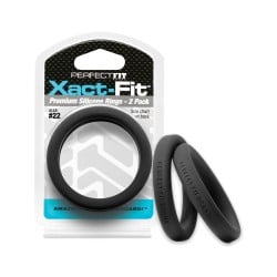 Perfect Fit Xact Fit No.22 - Black Pack of 2