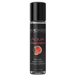 Wicked Sensual Care Aqua Waterbased Ludricant - 1 oz Watermelon