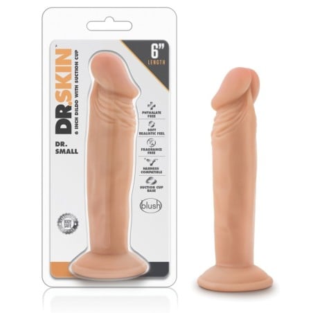 Blush Dr. Skin Dr. Small 6" Dildo - Vanilla