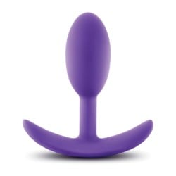 Blush Luxe Wearable Vibra Slim Plug Small - Purple