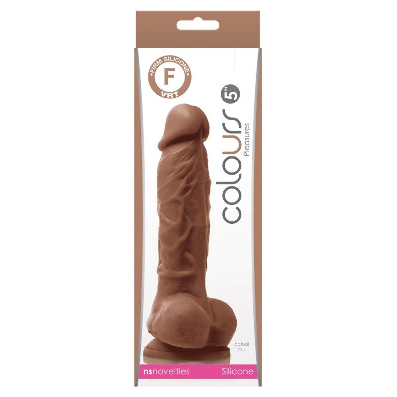 Colours Pleasures 5" Dildo - Brown Colours Pleasures 5" Dildo - Brown