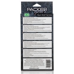 Packer Gear Brief Harness 2XL/3XL - Black