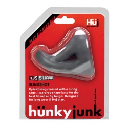 Hunky Junk Slingshot 3 Ring Teardrop - Stone